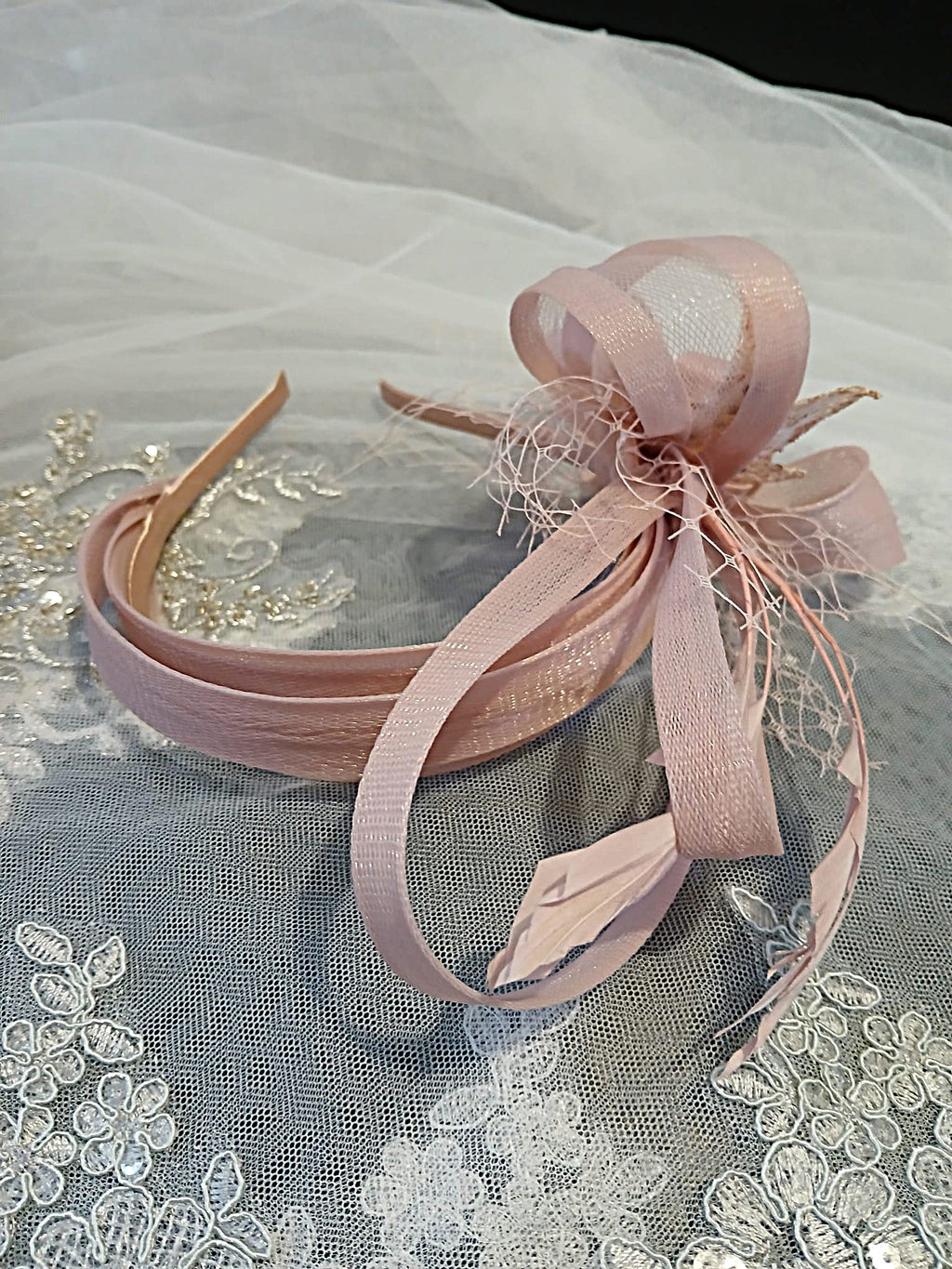 Pink Floral Hat & Satin Bridal Clutch Bag Set For Formal Event, Accessories For Bridesmaid