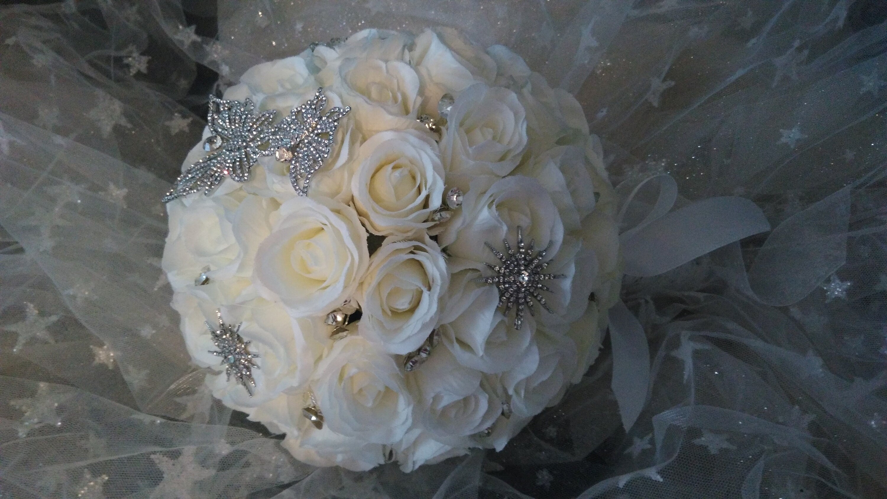 White Bouquet,Wedding Accessory,Bridal Posy Bouquet