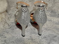 Silver Glitter Bridal Shoes,Wedding Sandals,Bridesmaid Shoes