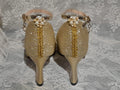 Gold Glitter Bridal Shoes,Wedding Sandals,Bridesmaid Shoes
