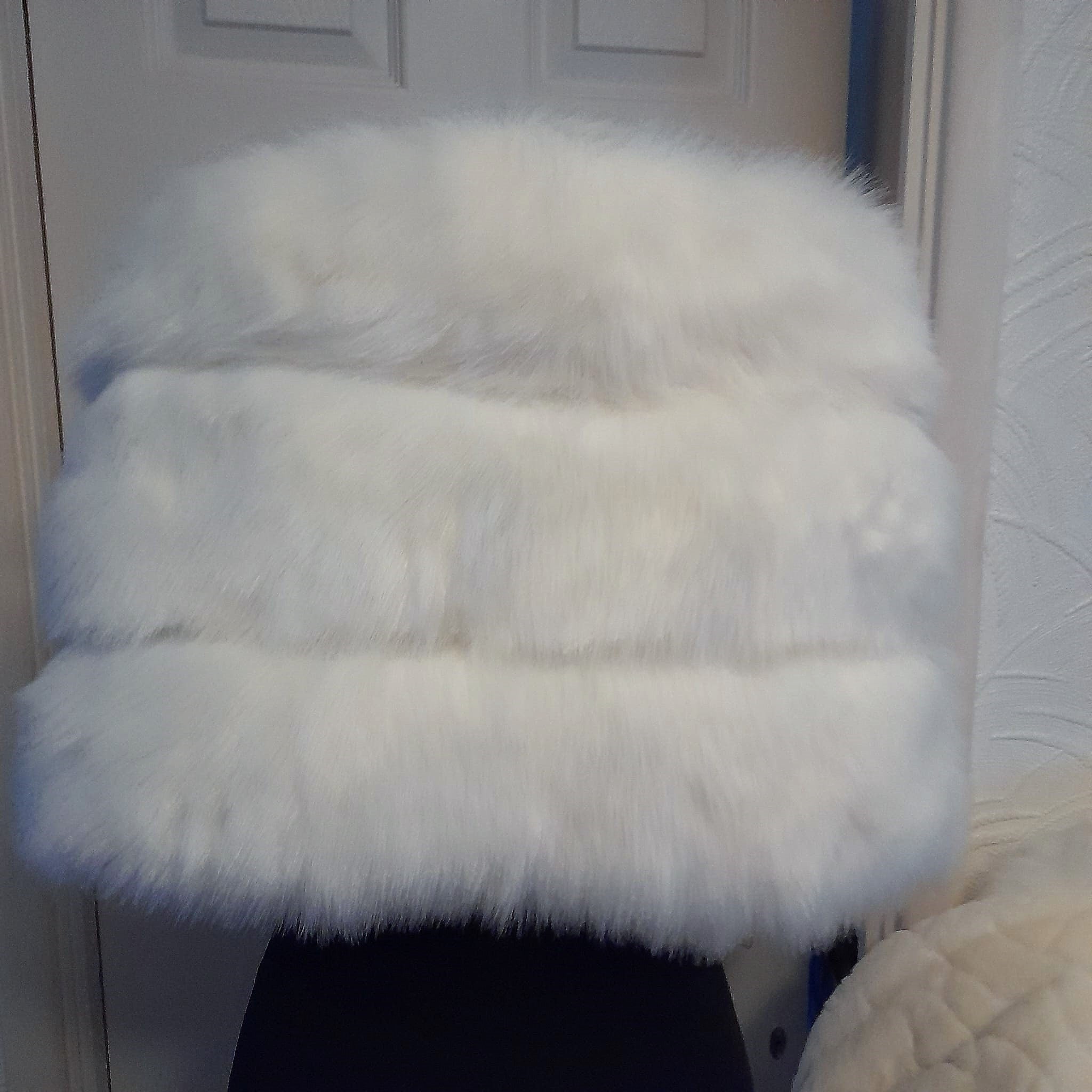 Ivory Faux Fur Shawl,Bridal Wrap,Coverup For Bridesmaid