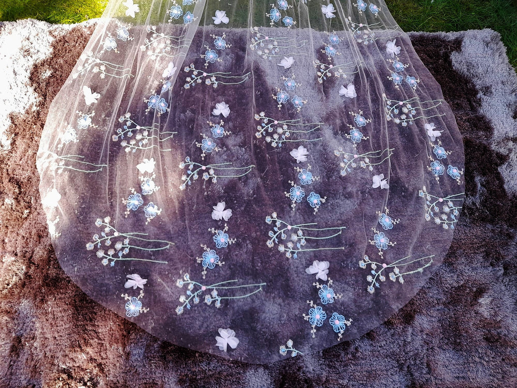 Embroidered Wedding Cape - Stylish and Versatile Wrap for the Bride or Bridesmaid