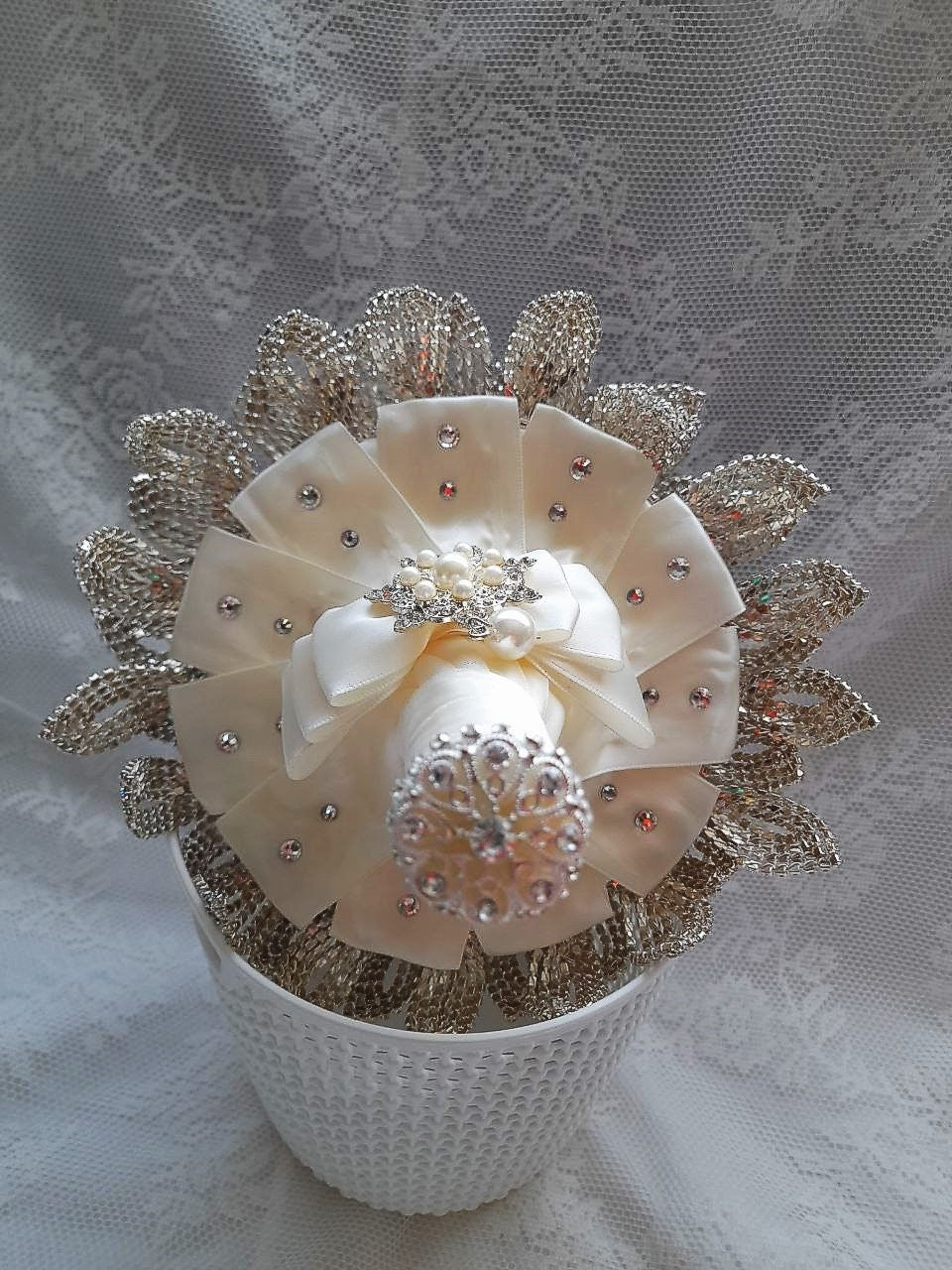 Bling Crystal Wedding Bouquet,Bridal Bouquet