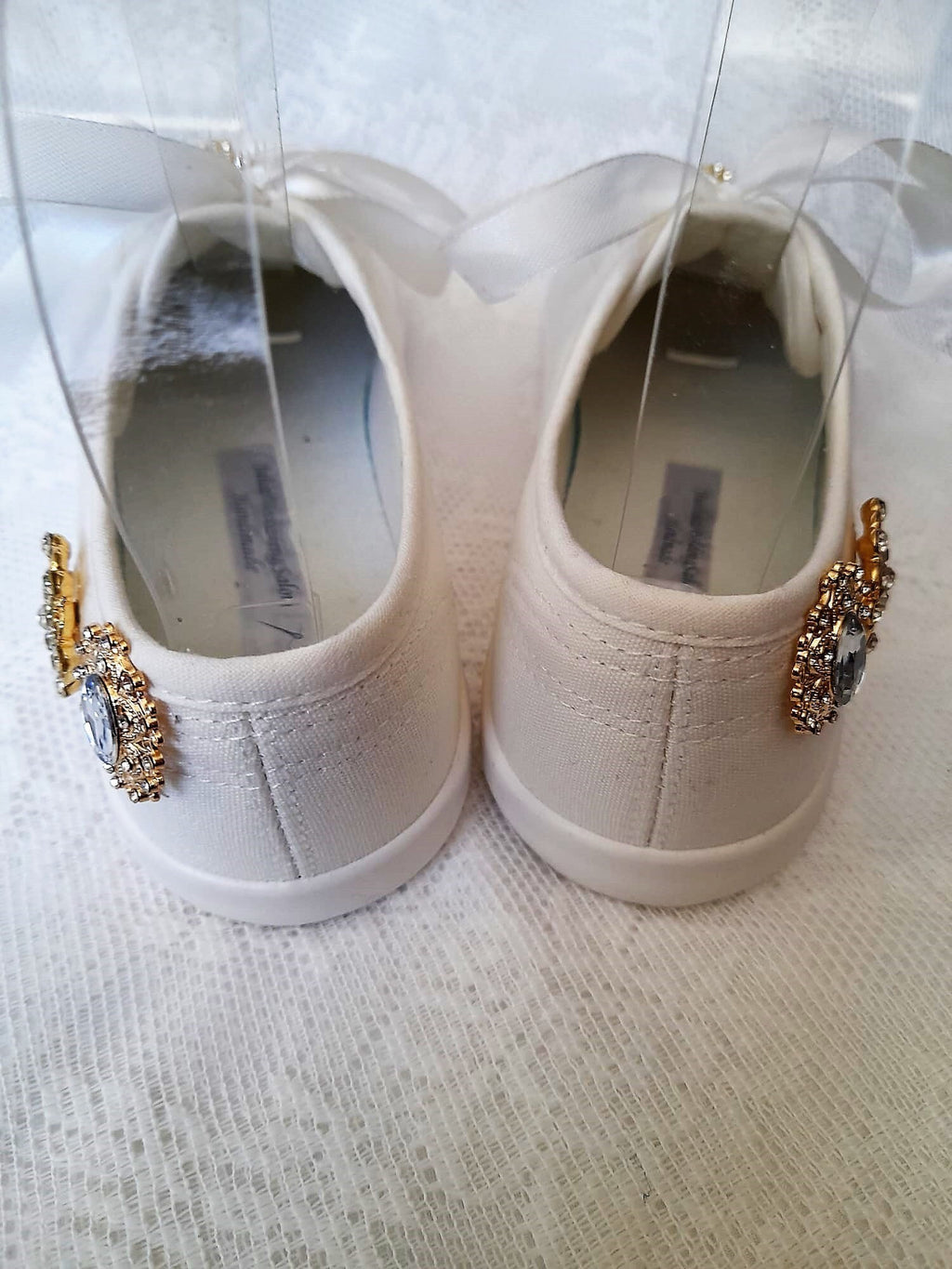 Personalized Bridal Flat Wedding Shoes,Converse For Bride,Sneakers For Party