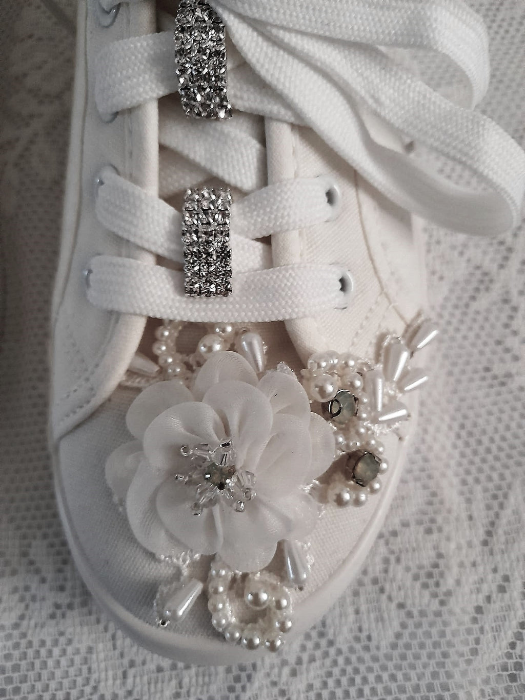 Personalized Bridal Flat Wedding Sneakers,Converse For Bride,Shoes For Party