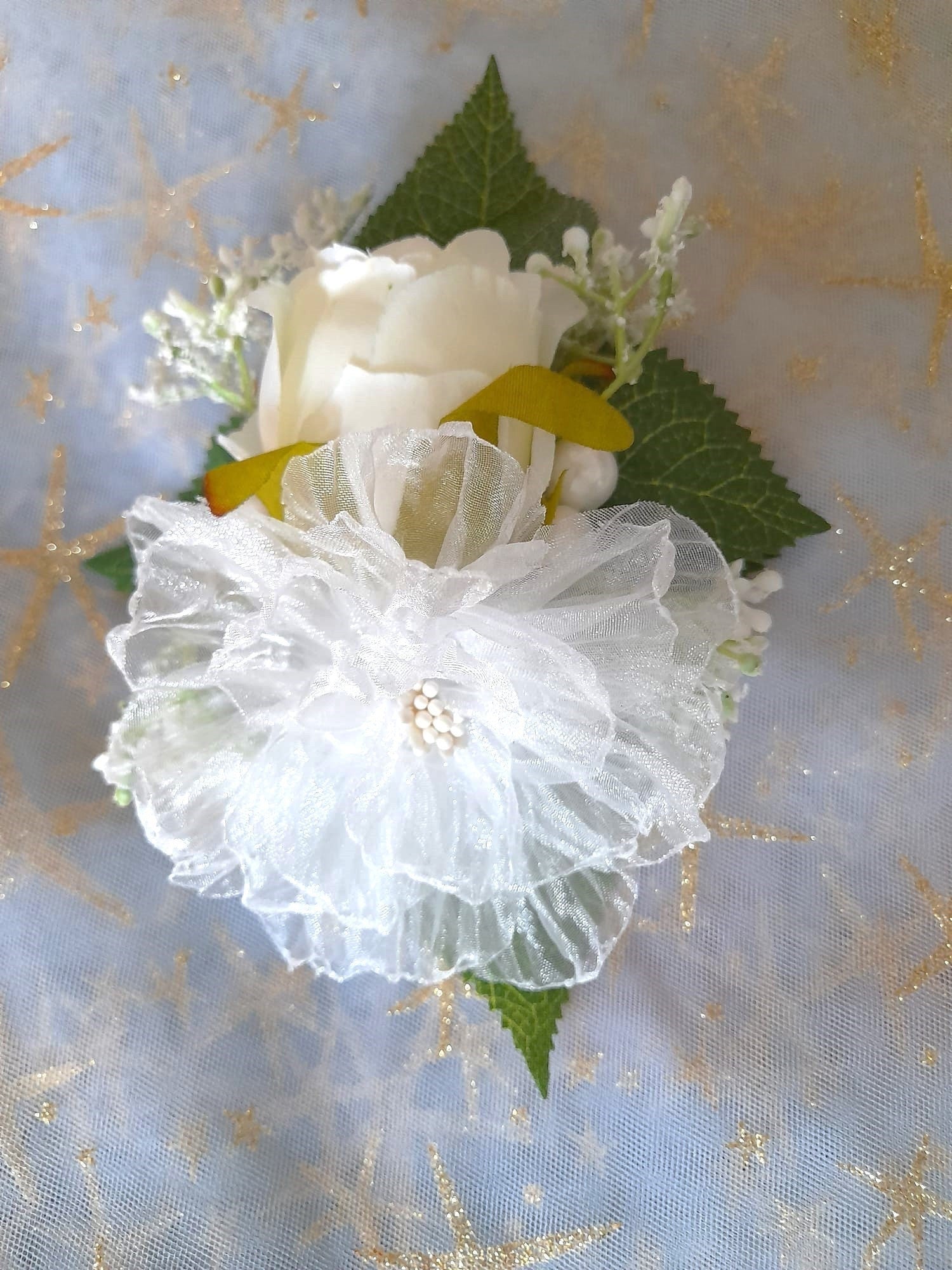 Wedding Wrist Corsage for Bride or Bridesmaid - Customizable Bridal Accessory