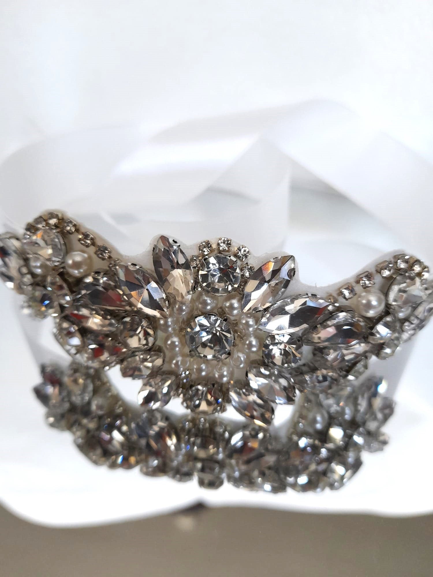 Elegant Handcrafted Wedding Wrist Corsage - Personalized Bridal Accessory for the Bride or Bridesmaid