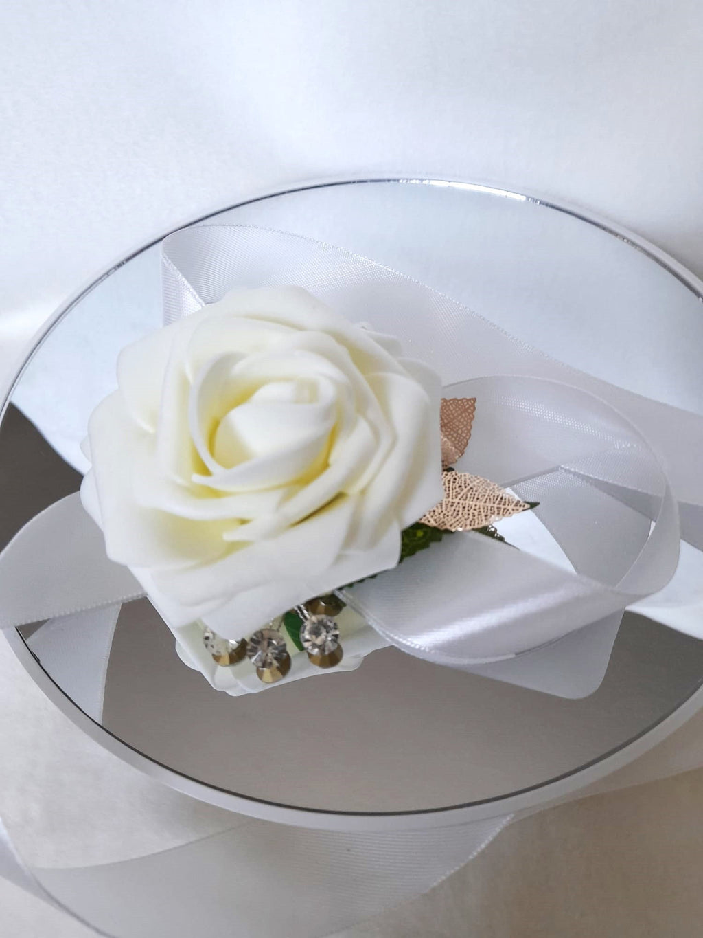 Breathtaking Wedding Wrist Corsage - Personalized Bridal Accessory for the Bride or Bridesmaid