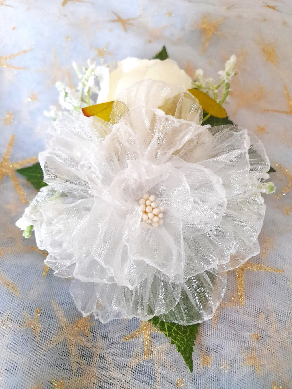 Wedding Wrist Corsage for Bride or Bridesmaid - Customizable Bridal Accessory