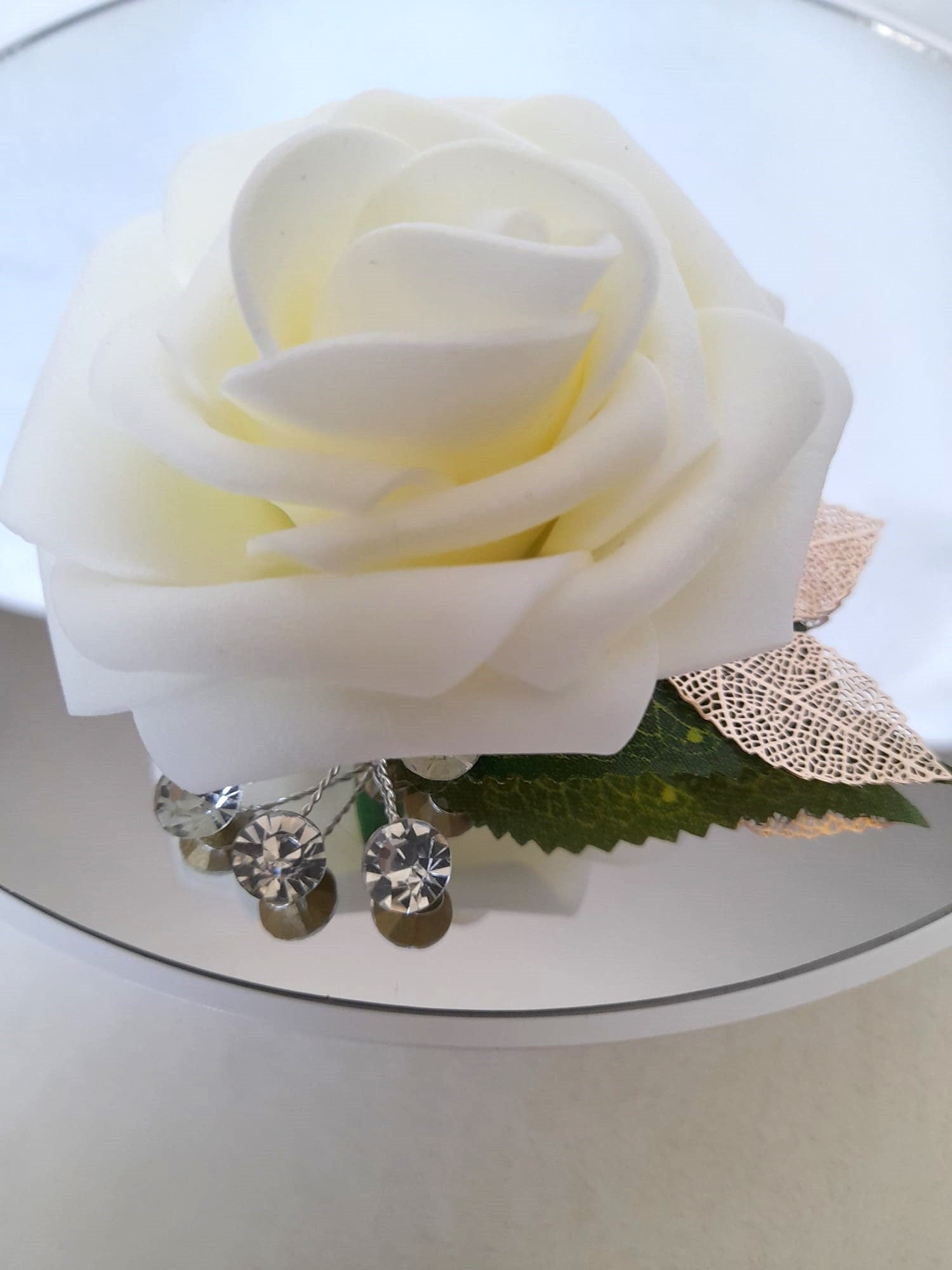 Breathtaking Wedding Wrist Corsage - Personalized Bridal Accessory for the Bride or Bridesmaid