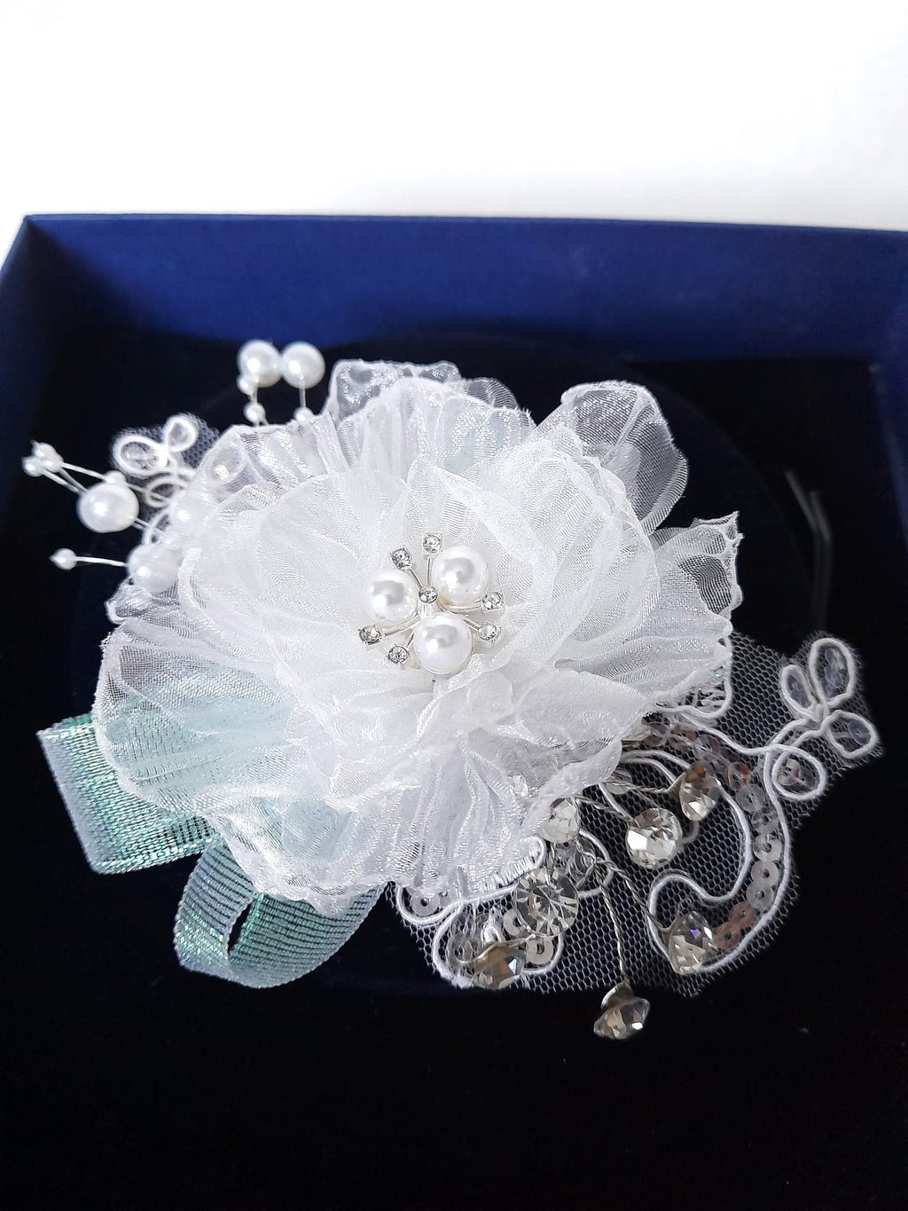 Chic Wedding Wrist Corsage - Handmade Personalized Bridal Accessory for the Bride or Bridesmaid