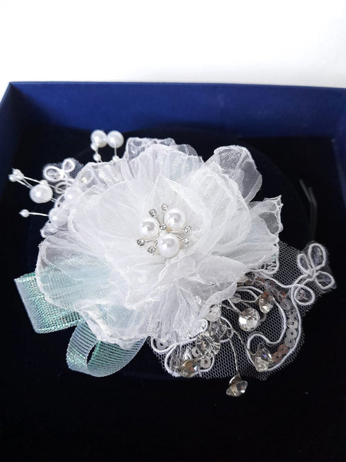 Chic Wedding Wrist Corsage - Handmade Personalized Bridal Accessory for the Bride or Bridesmaid