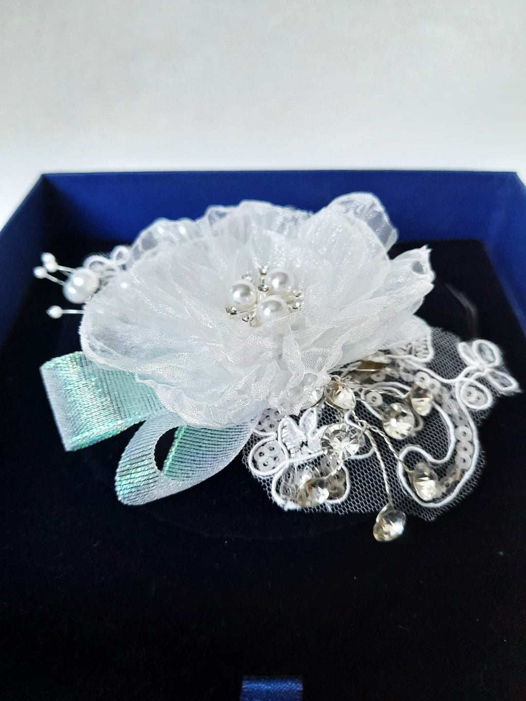 Chic Wedding Wrist Corsage - Handmade Personalized Bridal Accessory for the Bride or Bridesmaid