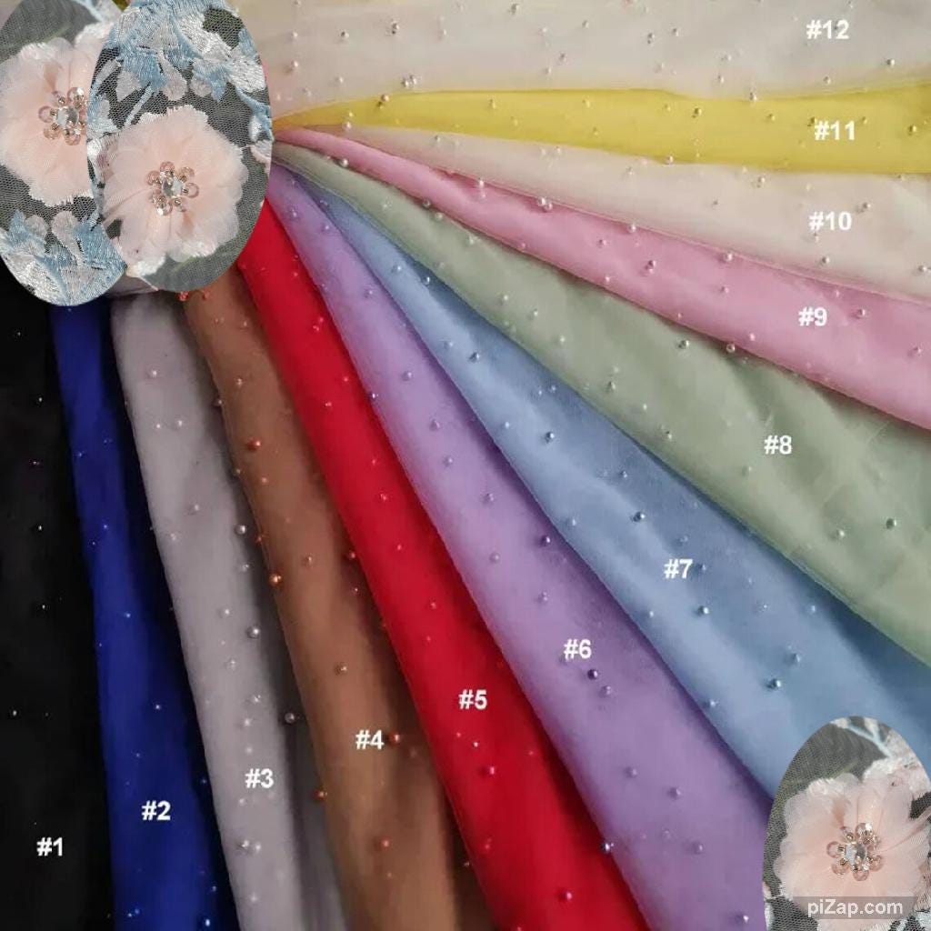 Sky Blue Pearl Detachable Sleeves: Bridal or Prom Wings