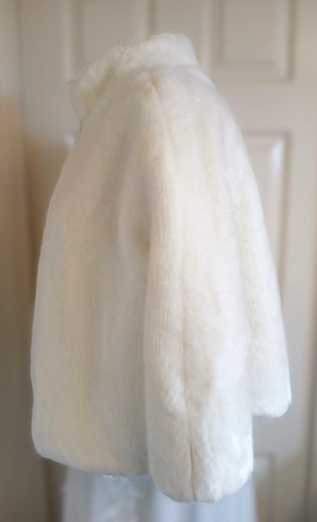 Ivory Faux Fur Cloak,Bridal Cape,Coverup For Bridesmaid