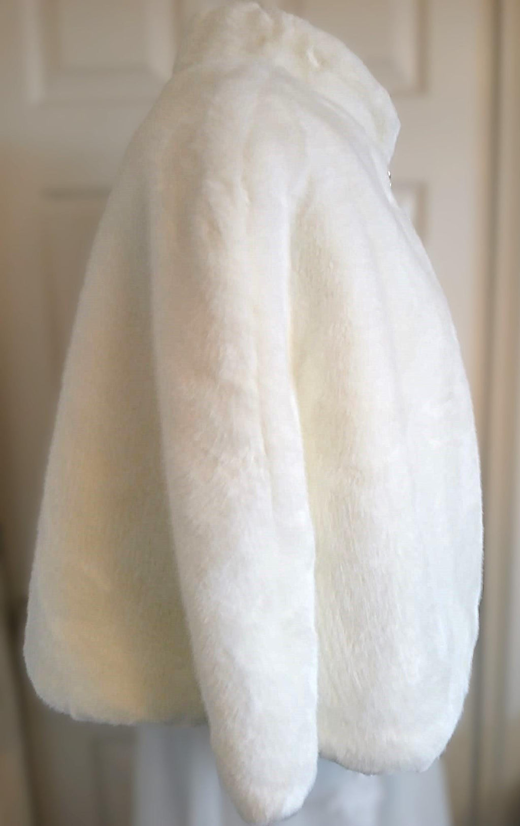 Ivory Faux Fur Cloak,Bridal Cape,Coverup For Bridesmaid