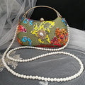 Matcha Green Evening Clutch Bag: Wedding Handbag, Formal Box Purse
