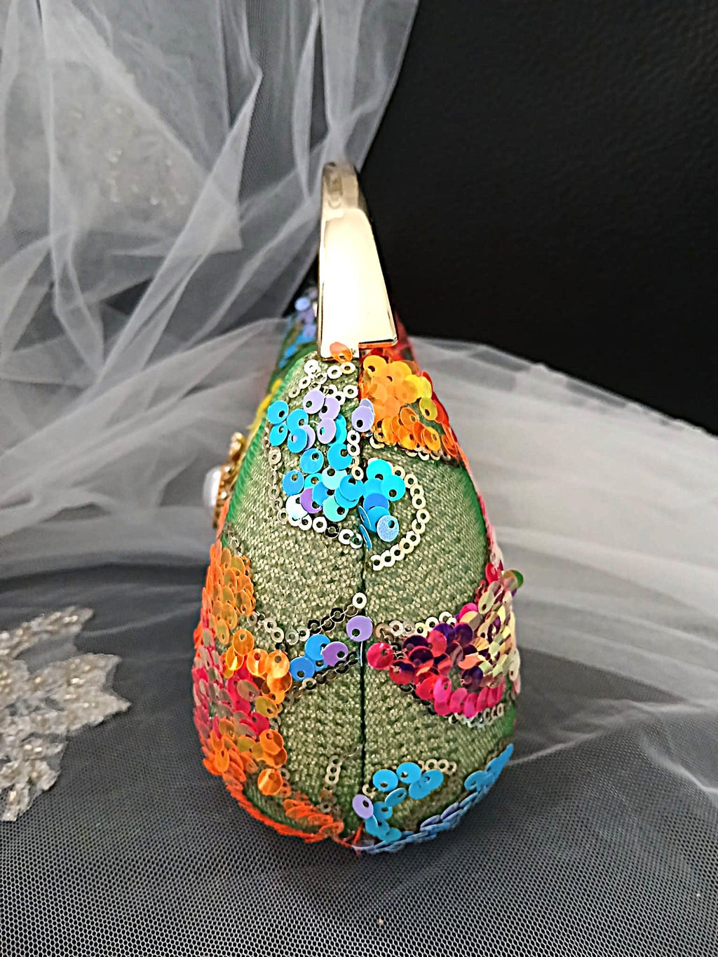 Matcha Green Evening Clutch Bag: Wedding Handbag, Formal Box Purse